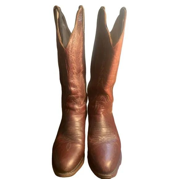 Boulet Boots Pull On Western Cowgirl Boots Womens Size 7C