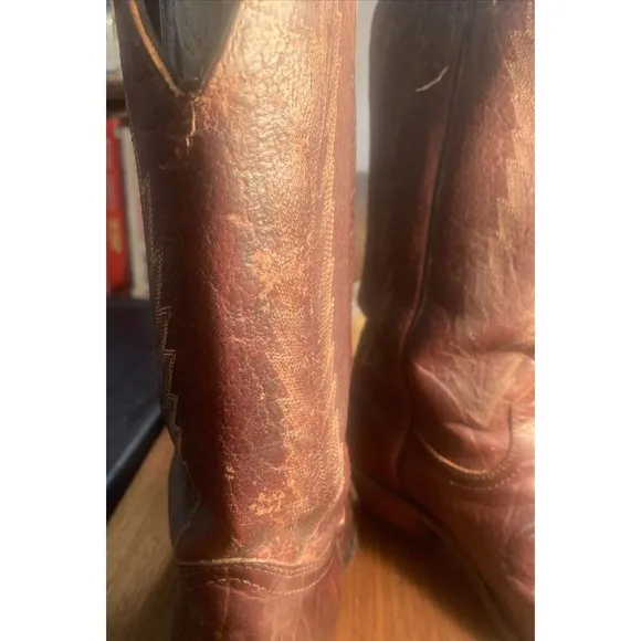 Boulet Boots Pull On Western Cowgirl Boots Womens Size 7C