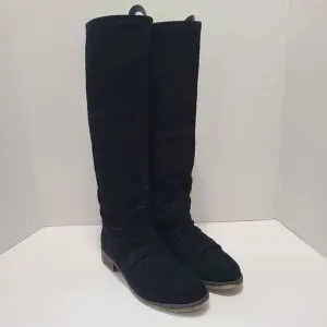 Boutique 9 Knee High Black Suede Boots Size‎ 9.5