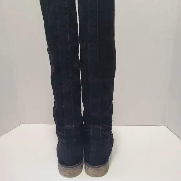 Boutique 9 Knee High Black Suede Boots Size‎ 9.5