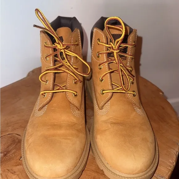 Boys Tan  Timberland Boots Size 2.5