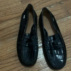 Boys venettini loafers black leather