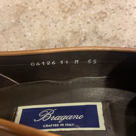 Bragano Stunning Brown Casual Tassel Loafers Size 11