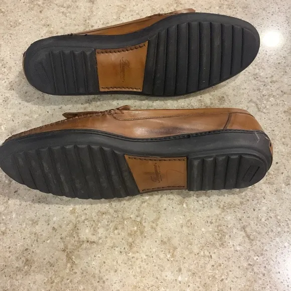Bragano Stunning Brown Casual Tassel Loafers Size 11