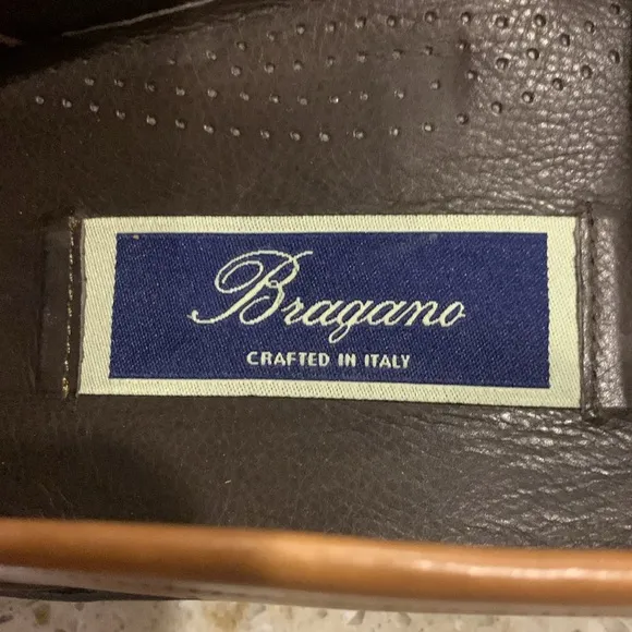 Bragano Stunning Brown Casual Tassel Loafers Size 11