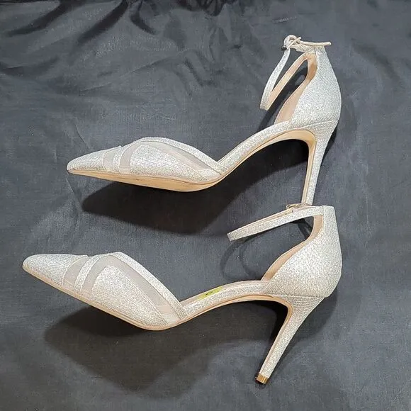 BRAND NEW DUNE LONDON DIANE HEELS IN PEWTER PIN HEELS SANDALS