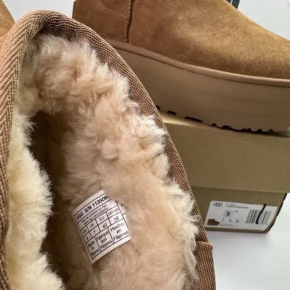 Brand New in Box Ugg Classic Ultra Mini Boots Driftwood