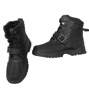 BRAND NEW Polo Ralph Lauren Kids Boots!  Size 1 Black  Equestrian Styling