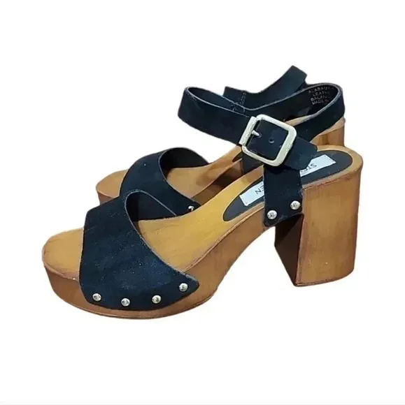 Brand New Steve Madden Wooden Platform Sandals - Size 7&quot;