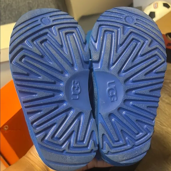 Bright Blue Suede Boots