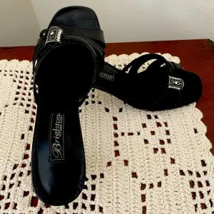 Brighton Black Renoir Heeled Sandals