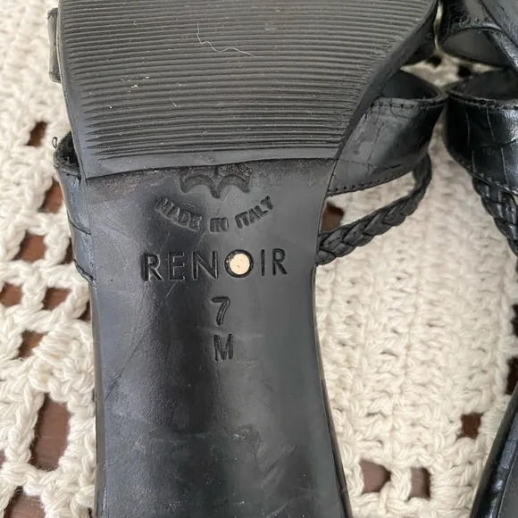Brighton Black Renoir Heeled Sandals