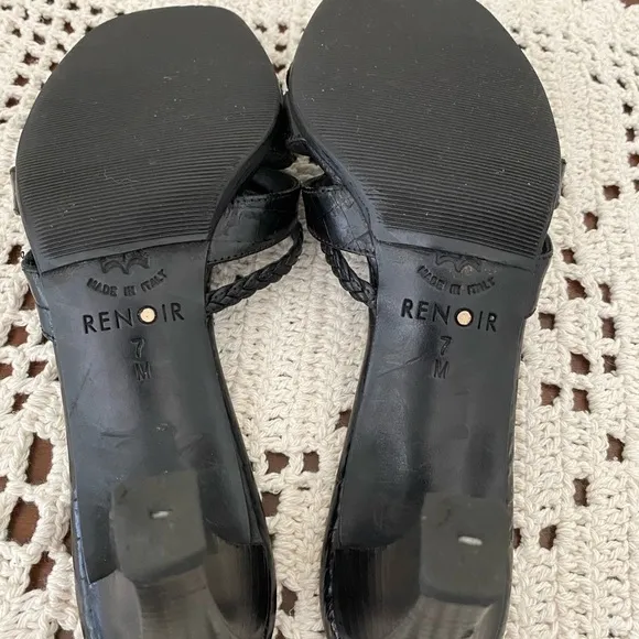 Brighton Black Renoir Heeled Sandals