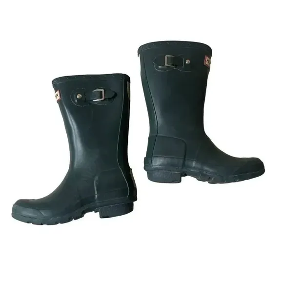 BRITISH HUNTER WELLIES  Vintage Children's Classic English Hunter Sz  SZ 12