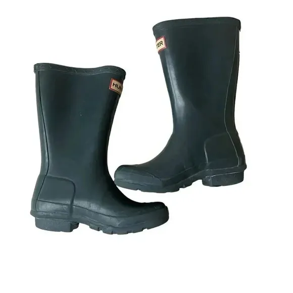 BRITISH HUNTER WELLIES  Vintage Children's Classic English Hunter Sz  SZ 12