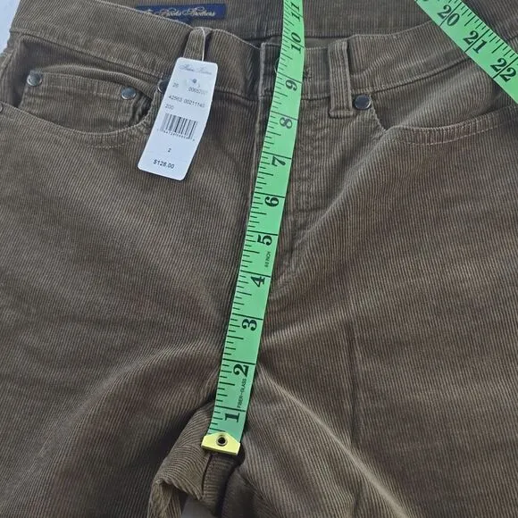 Brooks Brothers -  NWT Women's Brown Corduroy Skinny Pants Size 2