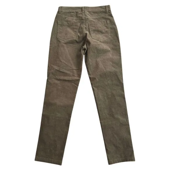 Brooks Brothers -  NWT Women's Brown Corduroy Skinny Pants Size 2