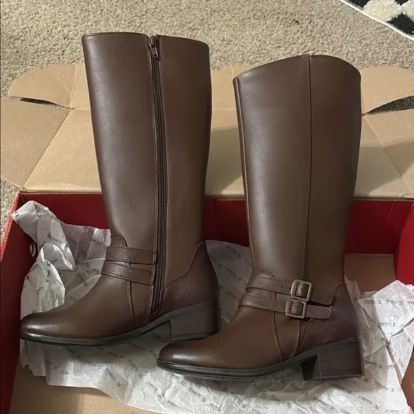 Brown Leather Boots