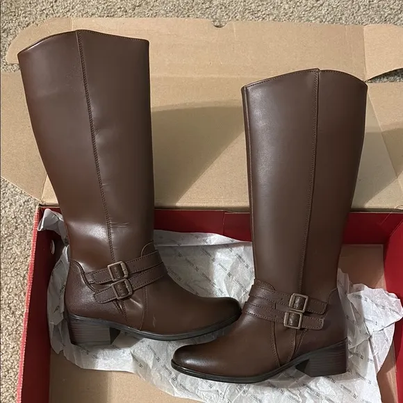 Brown Leather Boots