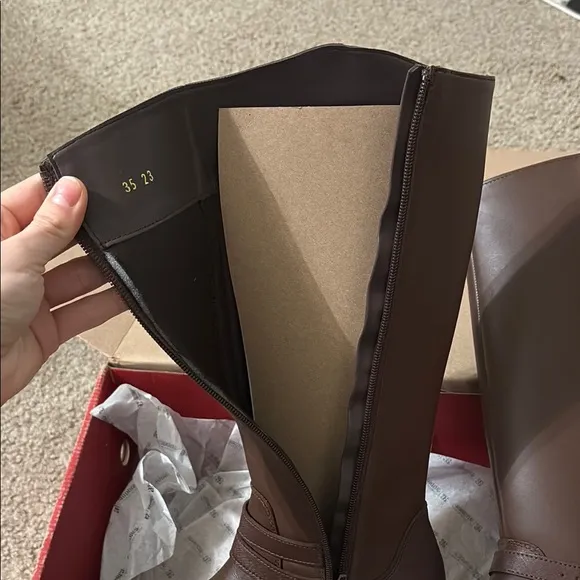 Brown Leather Boots