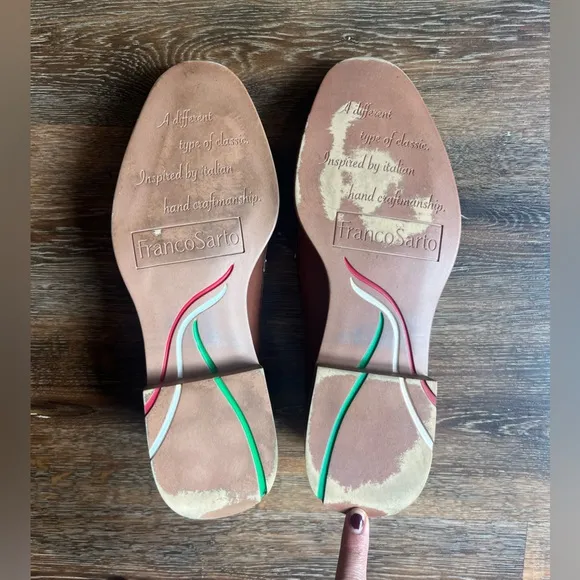 Brown loafers, Franco Sarto