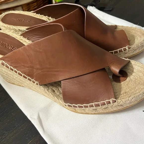 Brown Wedge Sandals