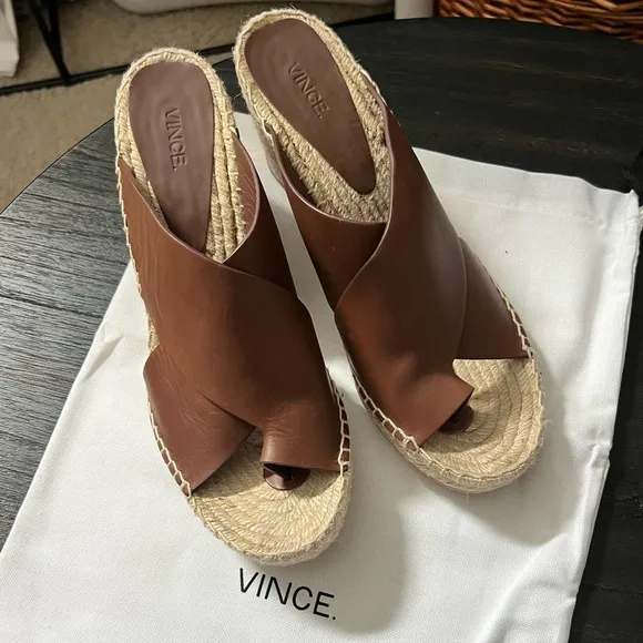 Brown Wedge Sandals