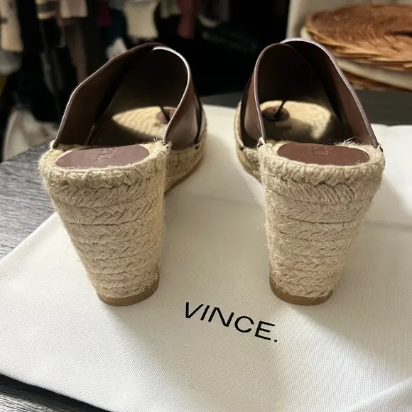 Brown Wedge Sandals