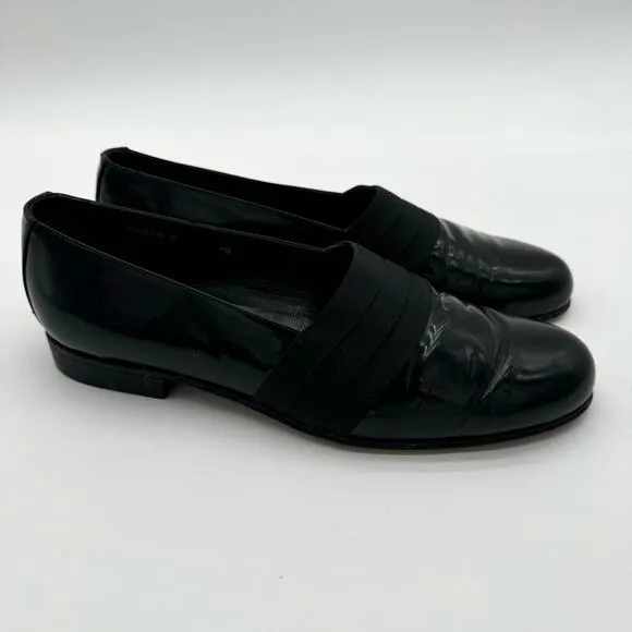 Bruno Magli Men's Italian Tuxedo Patent Leather Padus Loafers Dressy 8.5
