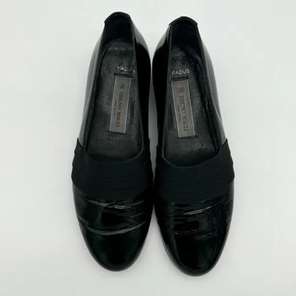 Bruno Magli Men's Italian Tuxedo Patent Leather Padus Loafers Dressy 8.5