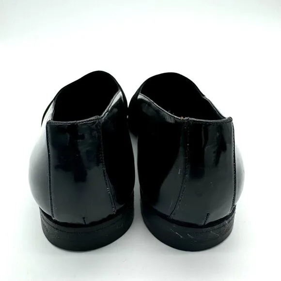 Bruno Magli Men's Italian Tuxedo Patent Leather Padus Loafers Dressy 8.5