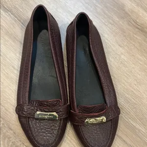 Burberry Women's Brown Leather Loafers