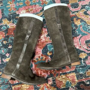 Bussola Sevilla Brown Tall Riding Boots Size 37