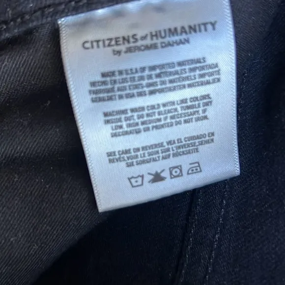 C of H Black Denim Drew Hi Rise Flounce NWOT 25