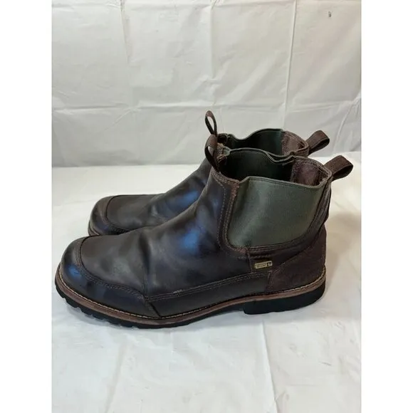 Cabelas 4most Leather Brown Boots Man’s Size 14 M Vibram Soles