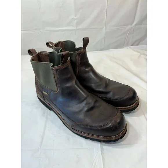 Cabelas 4most Leather Brown Boots Man’s Size 14 M Vibram Soles