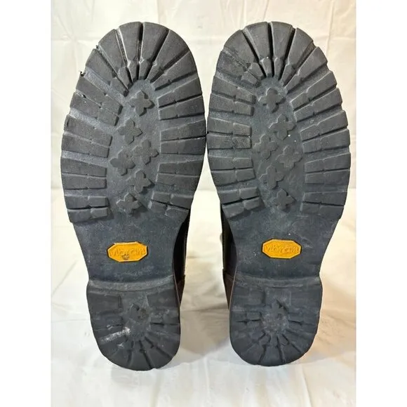 Cabelas 4most Leather Brown Boots Man’s Size 14 M Vibram Soles