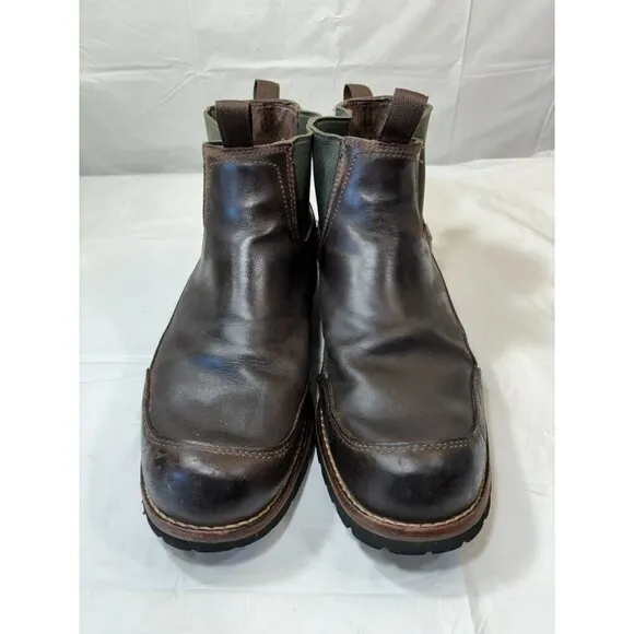 Cabelas 4most Leather Brown Boots Man’s Size 14 M Vibram Soles