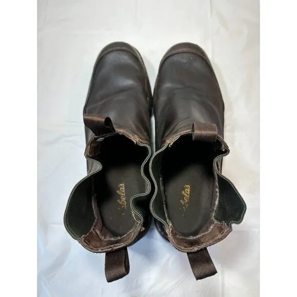 Cabelas 4most Leather Brown Boots Man’s Size 14 M Vibram Soles