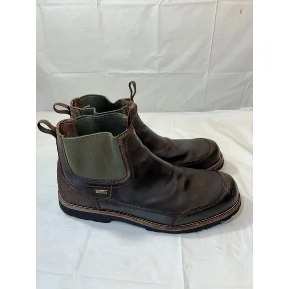 Cabelas 4most Leather Brown Boots Man’s Size 14 M Vibram Soles