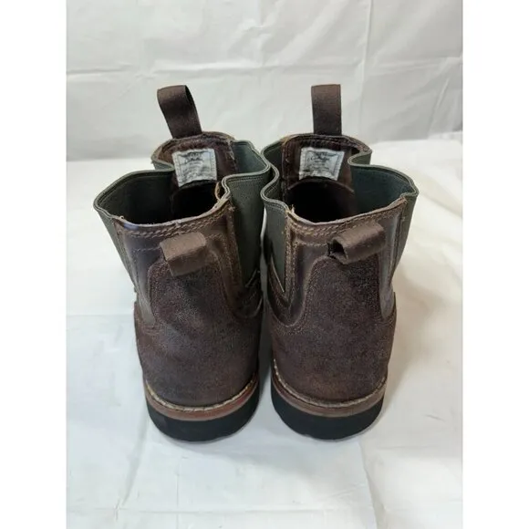 Cabelas 4most Leather Brown Boots Man’s Size 14 M Vibram Soles