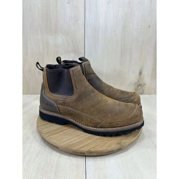 Cabela's Redhead Series 61 Brown Leather Slip On Romeo Boots Mens Size 13 WIDE
