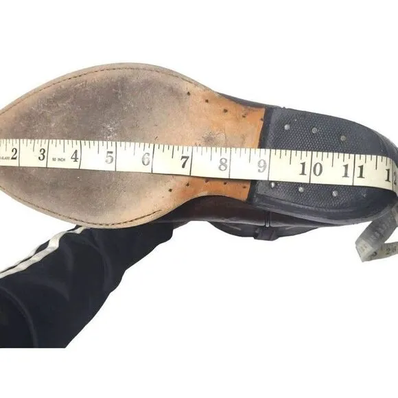 Calexico Tu Estilo Vaquero Brown Leather Mens Cowboy Boots Size 10?