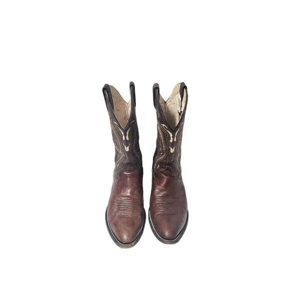 Calexico Tu Estilo Vaquero Brown Leather Mens Cowboy Boots Size 10?