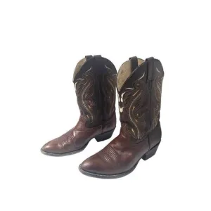 Calexico Tu Estilo Vaquero Brown Leather Mens Cowboy Boots Size 10?