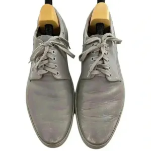 Calvin Klein men fashion sneakers size 12 gray Italian leather