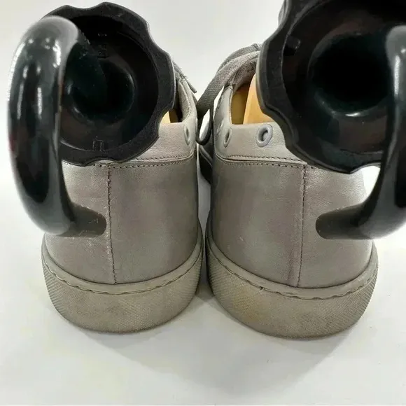 Calvin Klein men fashion sneakers size 12 gray Italian leather