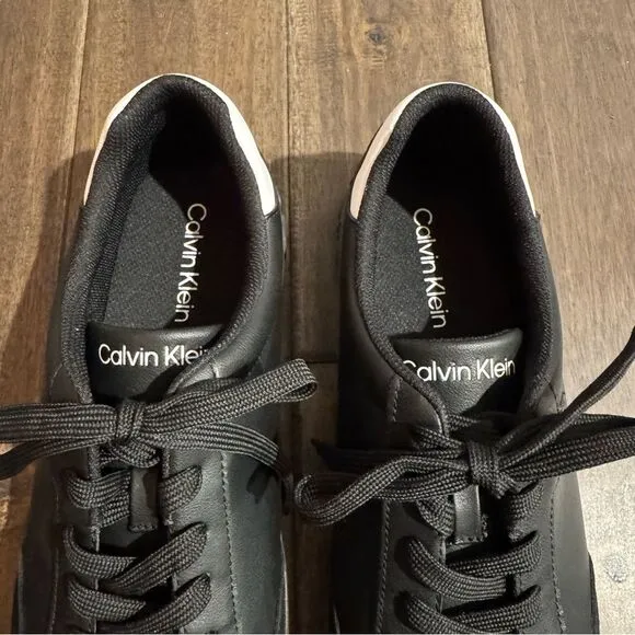 Calvin Klein Men's Romal Low Top Sneakers Black 12 NWOT