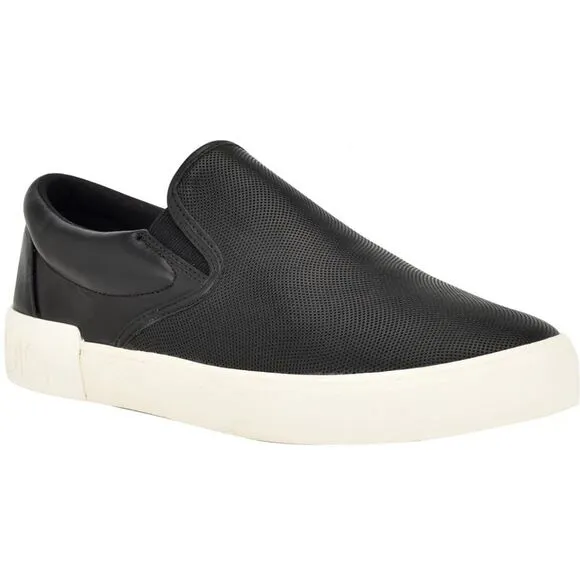 Calvin Klein Mens Ryor Black Man Made Casual And Fashion Sneakers NWOB
