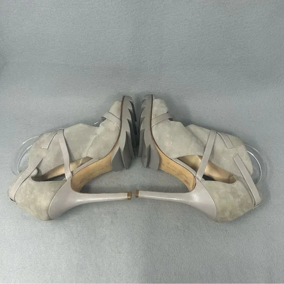 Camilla Skovgaard Tan Beige High Heel Bootie Sandals Dress Size 39 EU